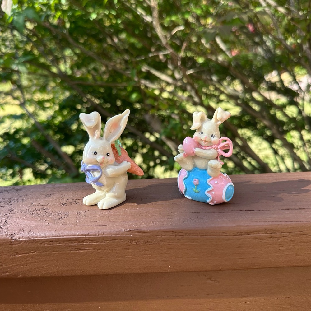 Russ Berrie Bunny Figurines